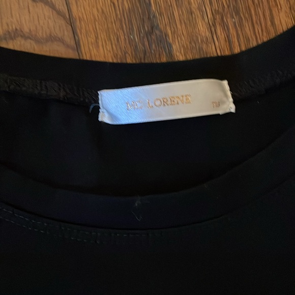 Black T shirt with jeweled pink heart - Picture 7 of 8